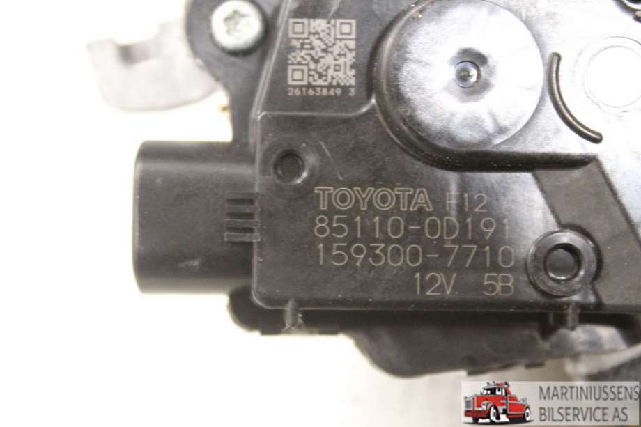 Viskermotor frontrute til Toyota Yaris 2014-2020 (Type III, Fase 2)  (TOYOTA|)