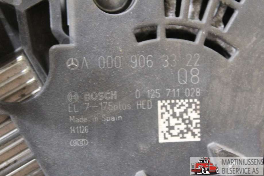 Dynamo til Mercedes GLA 2014-2020 (X156) (X156) (MERCEDES||A 000 906 33 22)