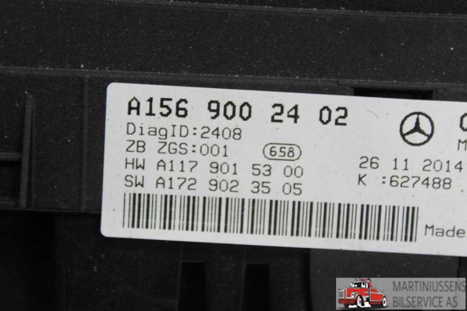 Speedometer til Mercedes GLA 2014-2020 (X156) (X156) (MERCEDES||A172 902 35 05)