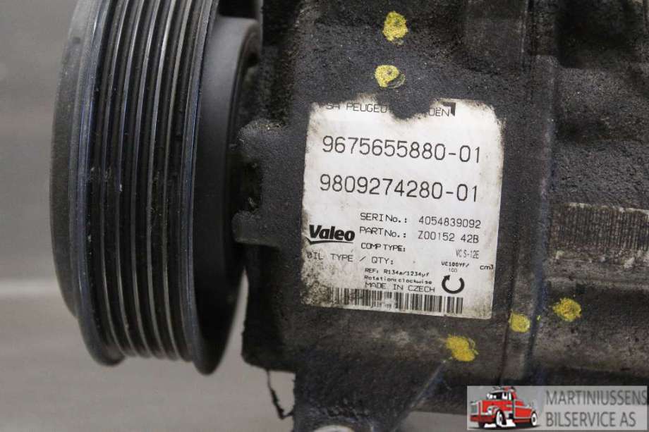 Aircondition kompressor til Peugeot 308 2013-2021 (Type II)  (PEUGEOT|98 092 742 80|)