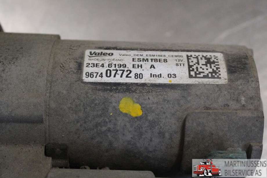 Starter til Peugeot 308 2013-2021 (Type II)  (PEUGEOT|9674077280|)