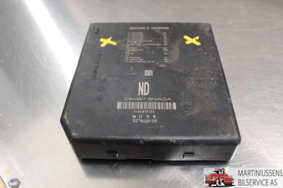 Sikringsboks til Nissan Qashqai, 2014-2021 (Type II)  (NISSAN|284B7 5NA0A)