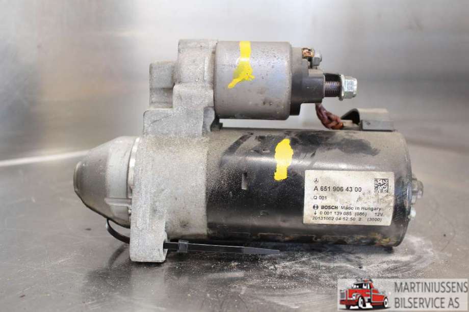 Starter diesel til Mercedes GLK, 2008-2015 (X204) (X204) (MERCEDES|A 651 906 43 00)