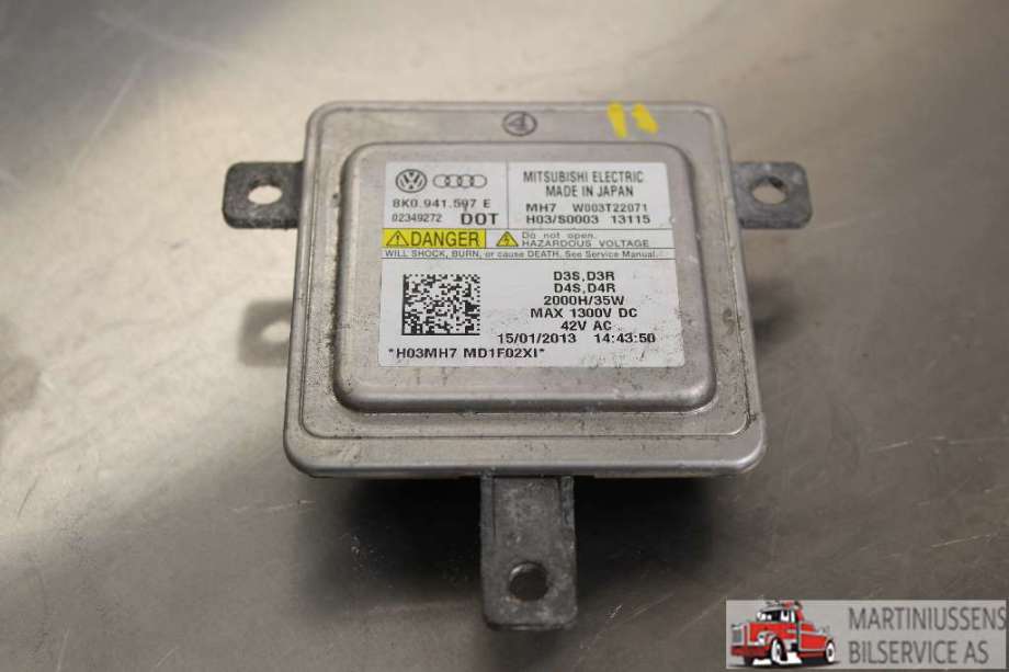 Styreenhet xenon/ballast til Audi A5 2007-2016 (Type I)  (AUDI|4G0.907.697.D|8K0.941.597.E|)