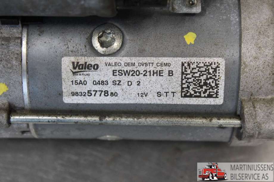 Starter diesel til Citroën Berlingo 2019-->> (Type III)  (CITROEN||9832577880)