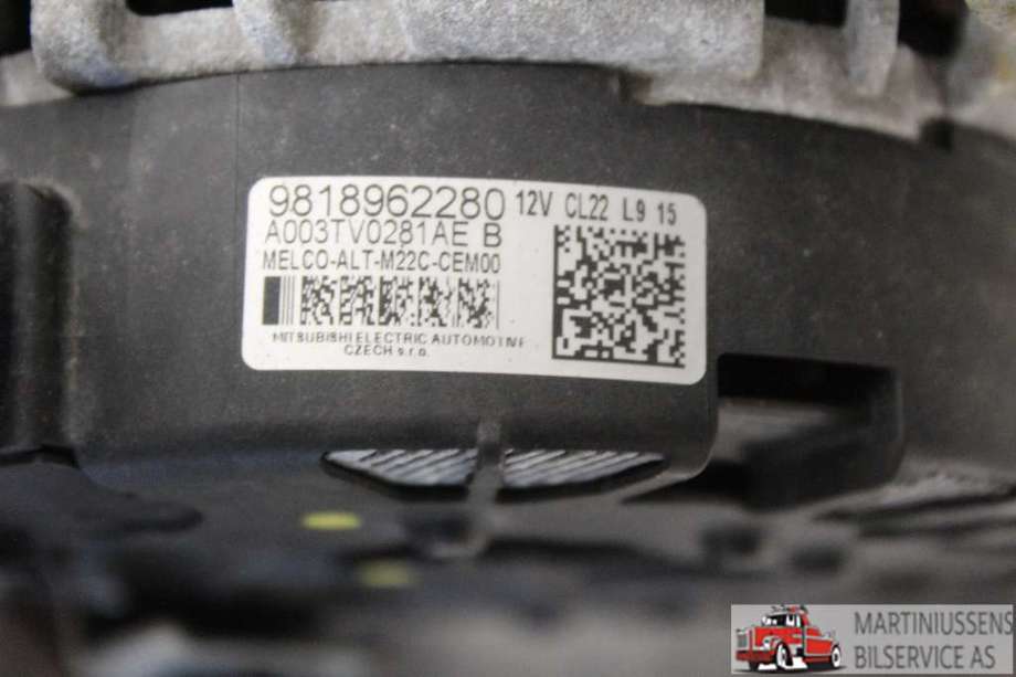 Dynamo til Citroën Berlingo 2019-->> (Type III)  (CITROEN||9818962280)