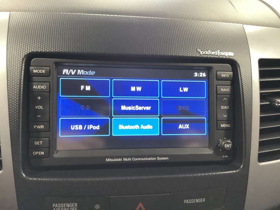 Bilstereo til Mitsubishi Outlander, 2010-2012 (Type II, Fase 2)  (MITSUBISHI|24260023 G)