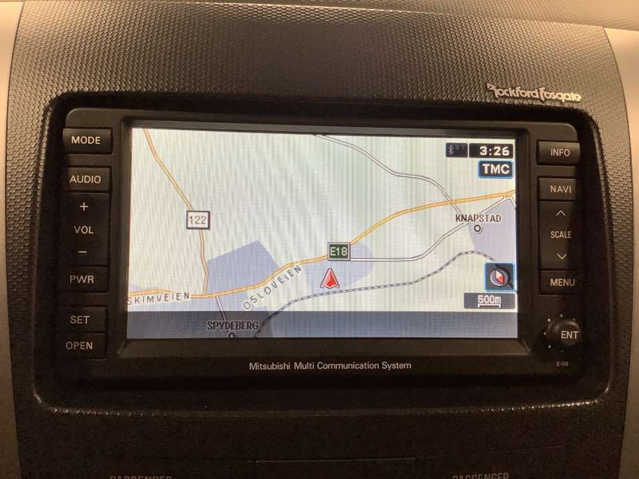 Bilstereo til Mitsubishi Outlander 2010-2012 (Type II, Fase 2)  (MITSUBISHI|24260023 G|)