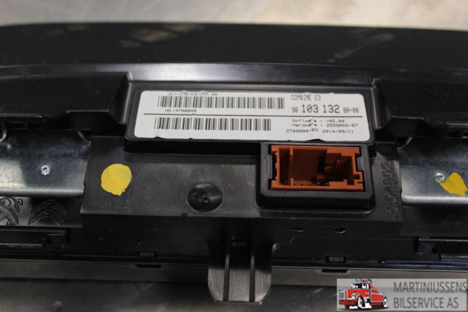 Multimedia display (MCU - Media Controller Unit) til Citroën C4, Cactus 2014-2017 (Fase 1)  (CITROEN|98 103 132 80-00|)