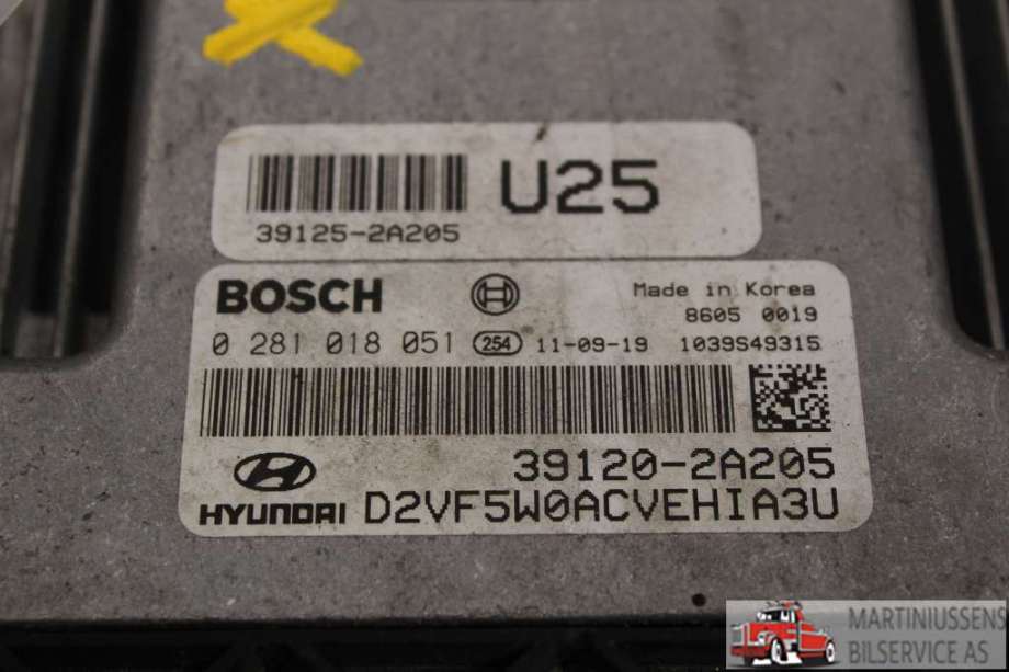 Styreenhet motor til BMW X1, 2009-2015 (E84) (E84) (BMW|0 281 018 051)