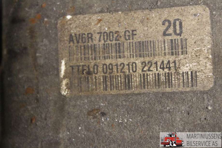 Girkasse manuell 6-trinn til Ford C-Max 2010-2015 (Type II, Fase 1)  (FORD|RMAV6R-7002-GJ||AV6R 7002 GF)