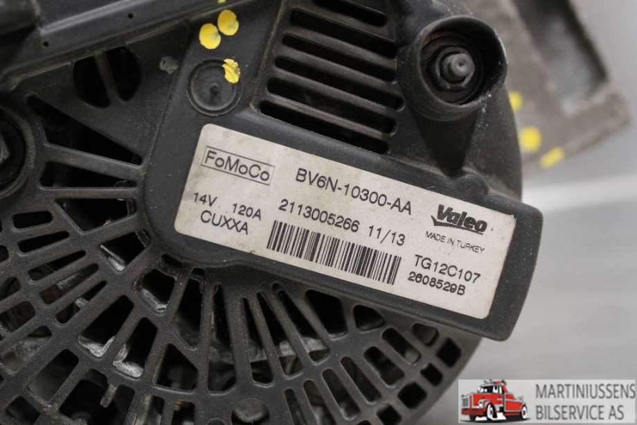 Dynamo til Ford Focus 2011-2014 (Type III, Fase 1)  (FORD|BV6N-10300-AA|)