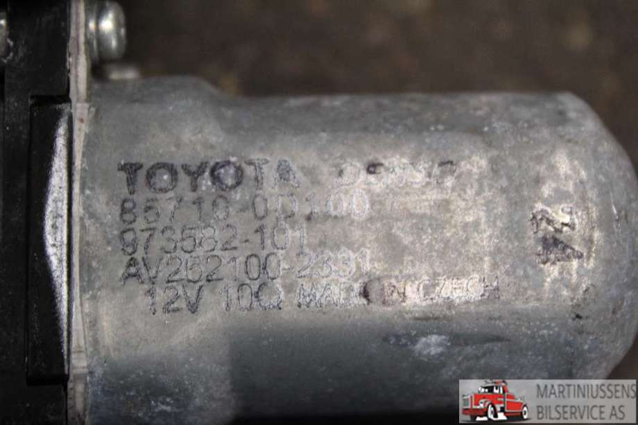 Ruteheis høyre til Toyota Auris, 2013-2015 (Type II, Fase 1)  (TOYOTA|85710-0D100)