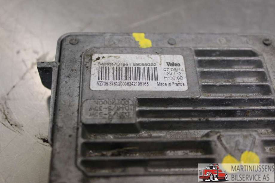 Styreenhet xenon/ballast til Volvo V60/V60 CC 2013-2018 (Type I, Fase 2)  (VOLVO|89089352|)