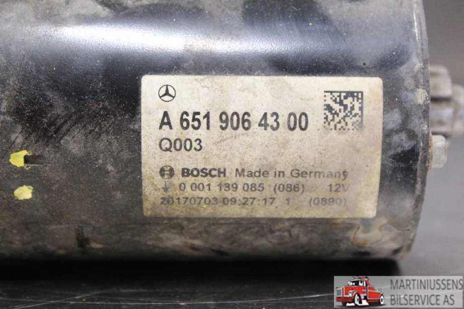 Starter diesel til Mercedes Vito 2014-->> (W447) (W447) (MERCEDES|A 651 906 43 00|)