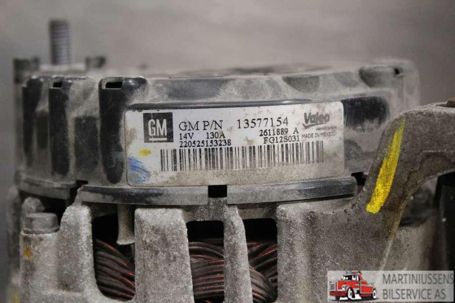 Dynamo til Opel Mokka 2012-2016 (Type I, Fase 1)  (OPEL|13577154|)