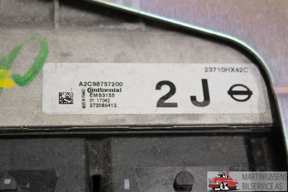 Styreenhet motor til Nissan Qashqai 2014-2021 (Type II)  (NISSAN|A2C98757200|)
