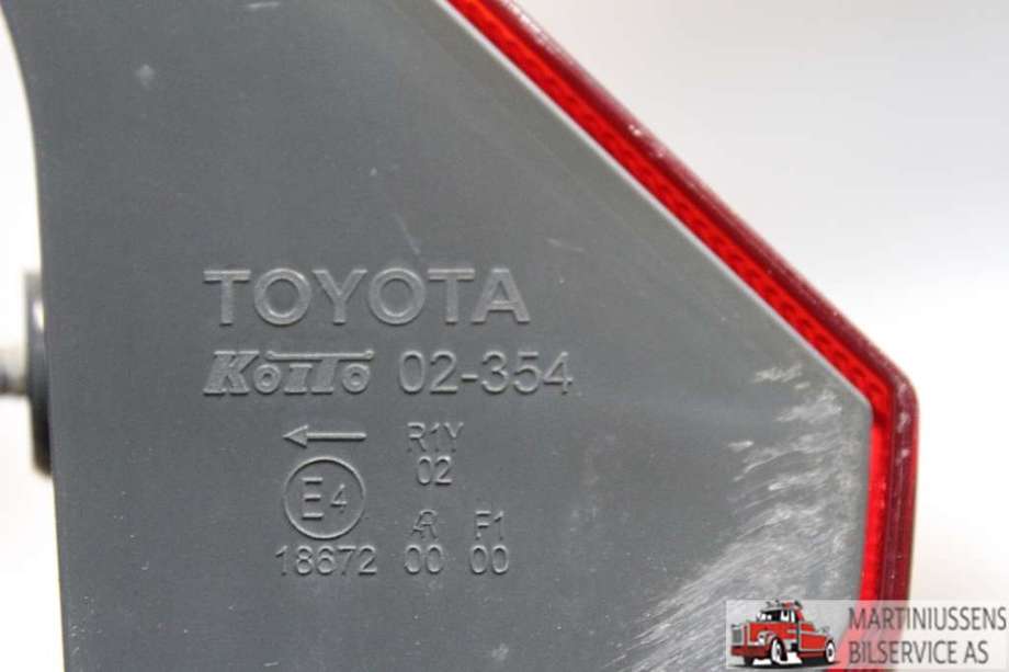 Baklykt venstre indre til Toyota Auris 2015-2019 (Type II, Fase 2)  (TOYOTA||02-354)