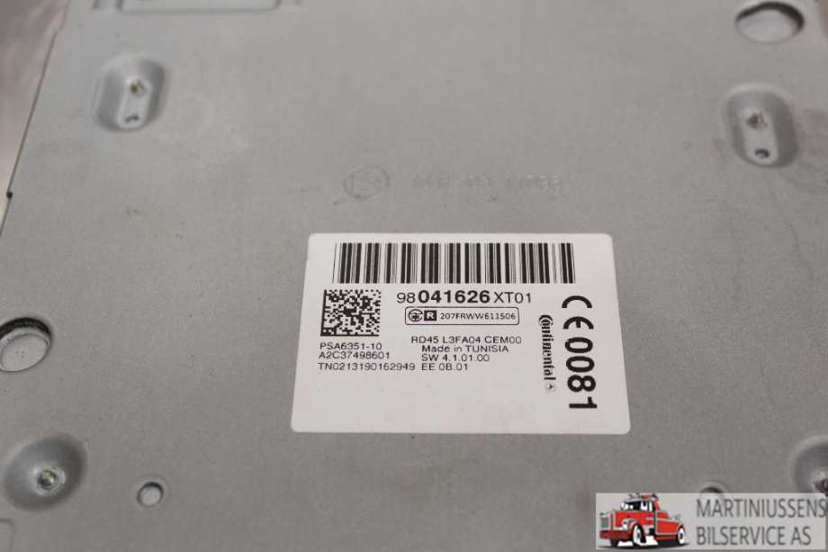 Bilstereo til Peugeot Expert 2007-2016 (Type II)  (PEUGEOT|)