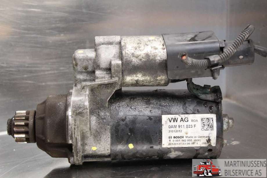 Starter til Audi A3 2009-2012 (Type II, Fase 2)  (AUDI|0AM911023F|)