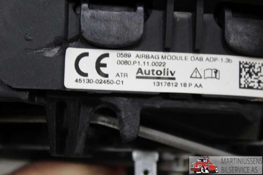 Airbag rattpute til Toyota Auris 2015-2019 (Type II, Fase 2) (TOYOTA||45130-02450-C1)