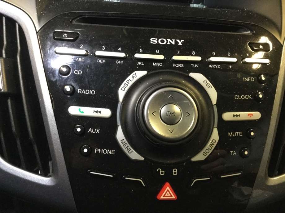 Bilstereo til Ford Focus, 2011-2014 (Type III, Fase 1)  (FORD|BM5T-18K811-SA)