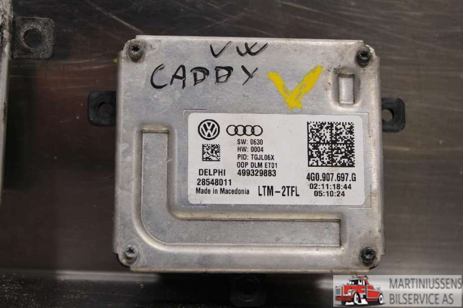 Styreenhet xenon/ballast til VW Caddy 2015-2020 (Type III, Fase 3)  (VOLKSWAGEN|8K0.941.597 F|)