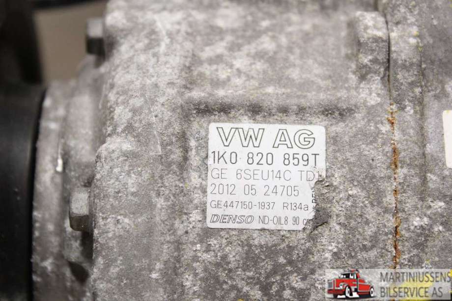 Aircondition kompressor til Audi A1 2010-2014 (Type I, Fase 1)  (AUDI|1K0 820 859T|)