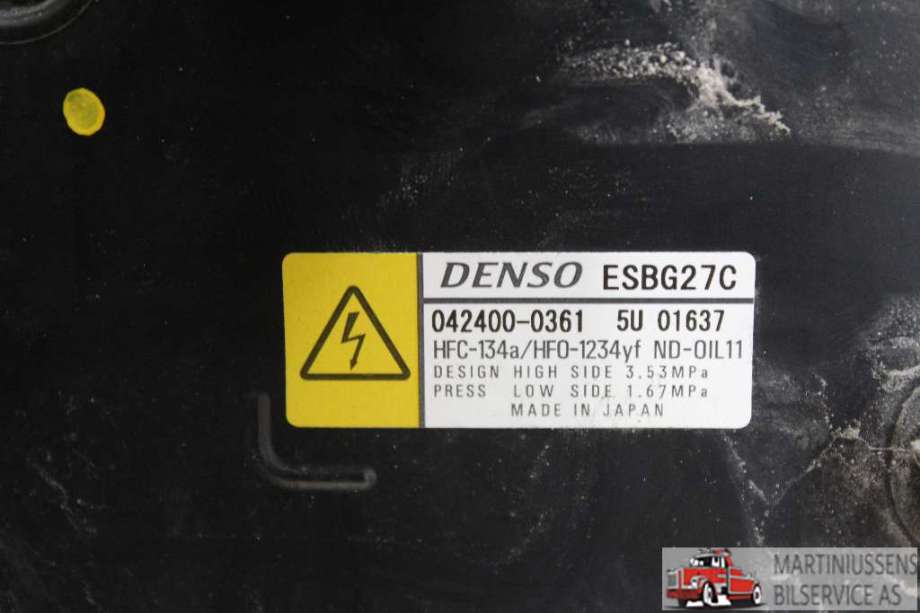 Aircondition kompressor til Toyota Prius 2016-2023 (Type IV) (combi) (combi) (TOYOTA||042400-0361)