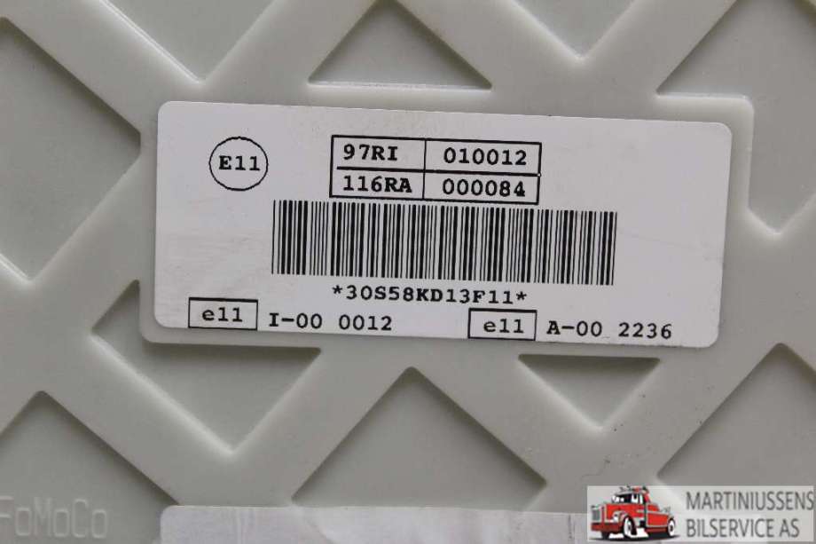 Sikringsboks til Ford Focus 2014-2018 (Type III, Fase 2)  (FORD||30S58KD13F11)