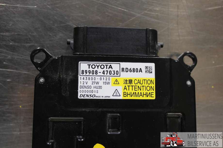 Styreenhet xenon/ballast til Toyota Prius 2016-2023 (Type IV) (combi) (combi) (TOYOTA|89908-47030|)
