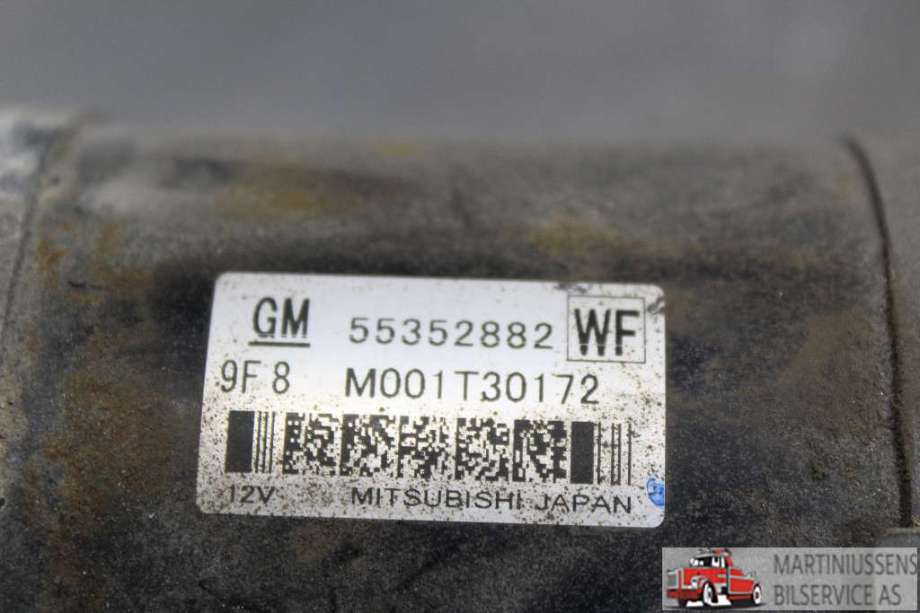 Starter diesel til Opel Insignia A 2009-2014  (OPEL|55352882|)