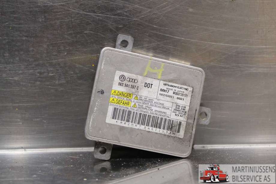 Styreenhet xenon/ballast til Audi Q5, 2008-2012 (Type I, Fase 1)  (AUDI|8KO.941.597 C)