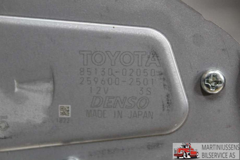 Viskermotor bakrute til Toyota Auris 2015-2019 (Type II, Fase 2)  (TOYOTA|85130-02050|)