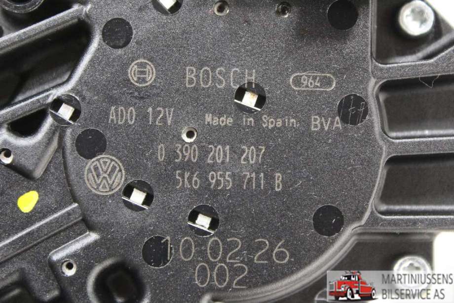 Viskermotor bakrute til VW Golf VI 2008-2012  (VOLKSWAGEN|5K6 955 711B||5K6  955 711 B)
