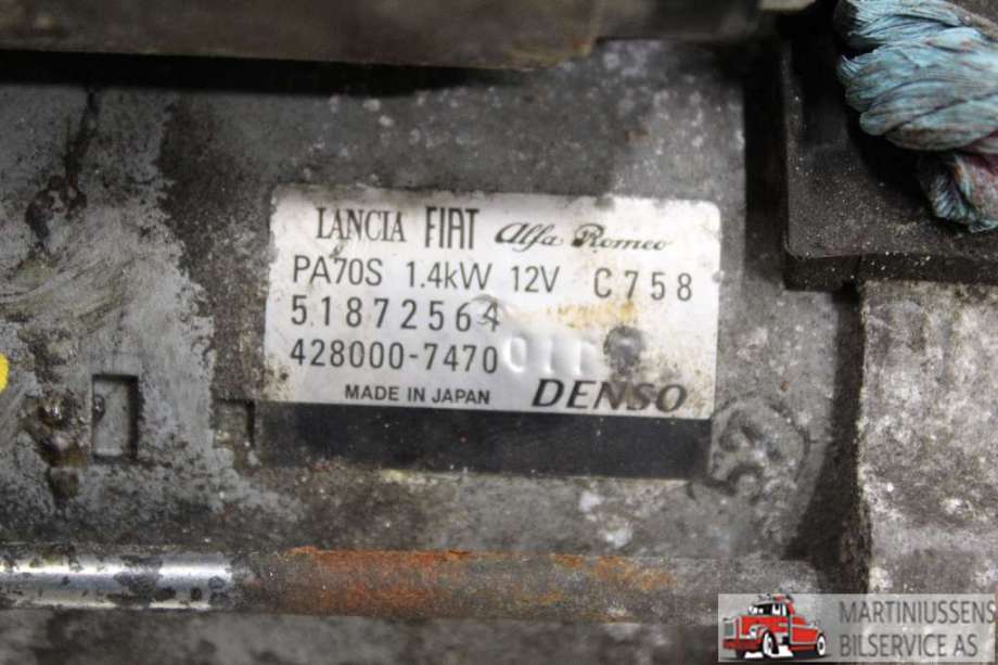 Starter til Alfa Romeo MiTo 2008-2016  (ALFA ROMEO||51872564)