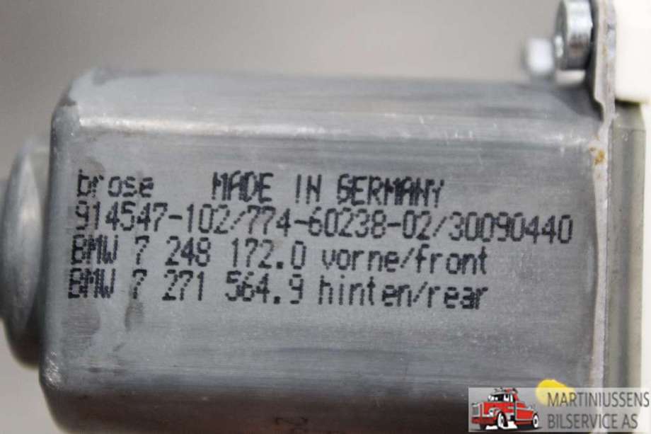 Ruteheis høyre til BMW 5-Serie 2010-2017 (F10/F11) (F10/F11) (BMW||7 248 172.0)