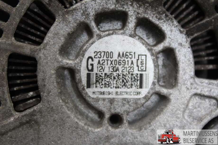 Dynamo til Subaru Outback 2009-2014 (Type IV)  (SUBARU||A2TX0691A)
