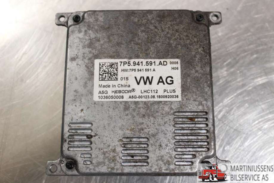 Styreenhet xenon/ballast til VW e-Golf, 2017-2020 (Fase 2)  (VOLKSWAGEN|7P5941591AD)
