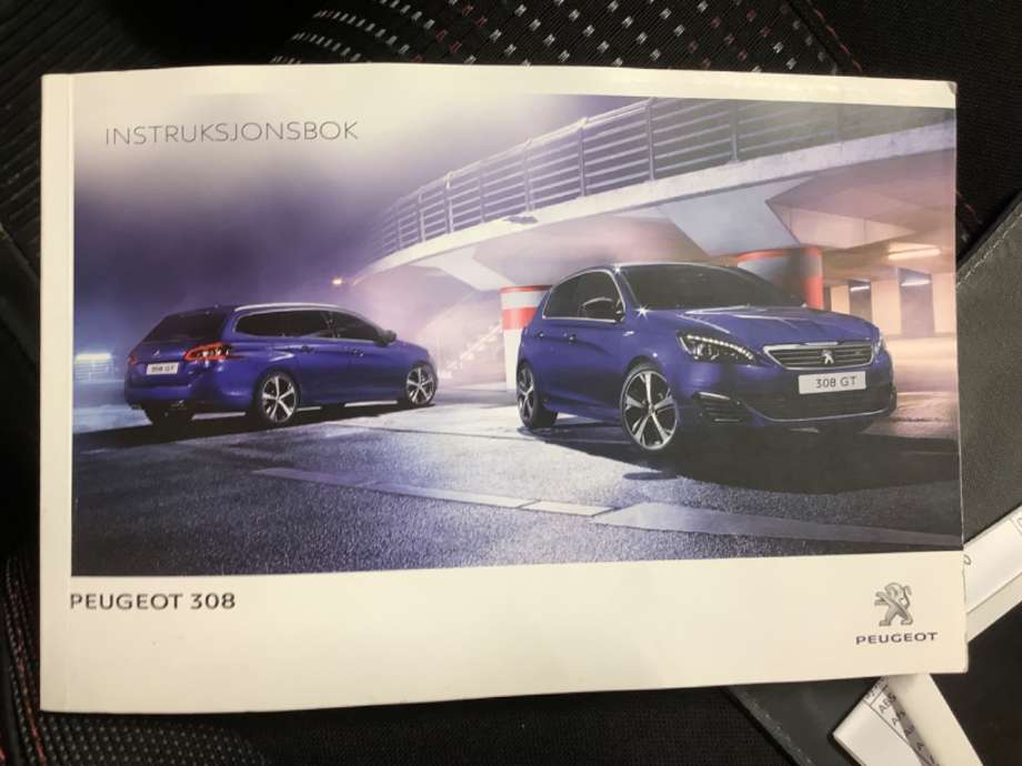 Instruksjonsbok til Peugeot 308, 2013-2021 (Type II)  (PEUGEOT|)