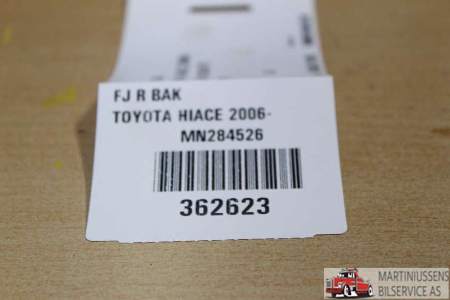 Fjær bak spiralfjær til Toyota Hiace 2007-2012 (Fase 3)  (TOYOTA|)