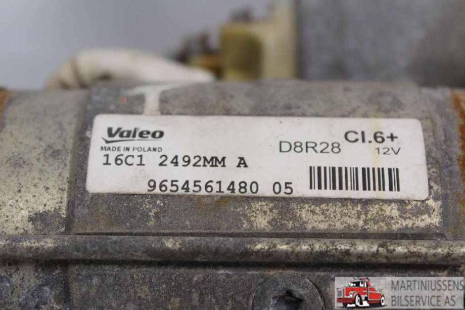 Starter diesel til Toyota Proace 2016-->> (Type II)  (TOYOTA||9654561480 05)