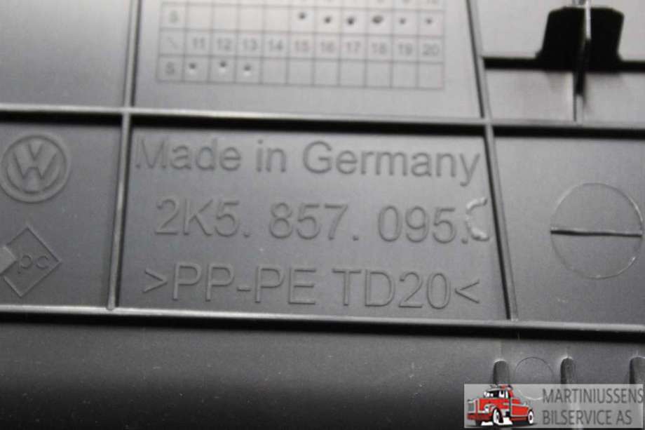 Hanskerom til VW Caddy 2015-2020 (Type III, Fase 3)  (VOLKSWAGEN||2K5.857.095.C)
