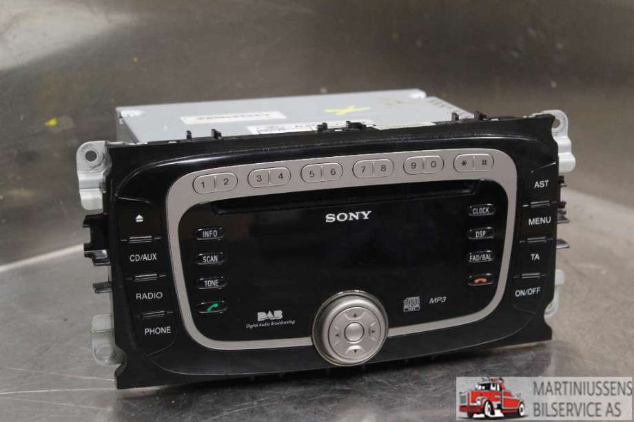 Bilstereo til Ford Focus 2008-2010 (Type II, Fase 2)  (FORD|8M5T18C939LD|)