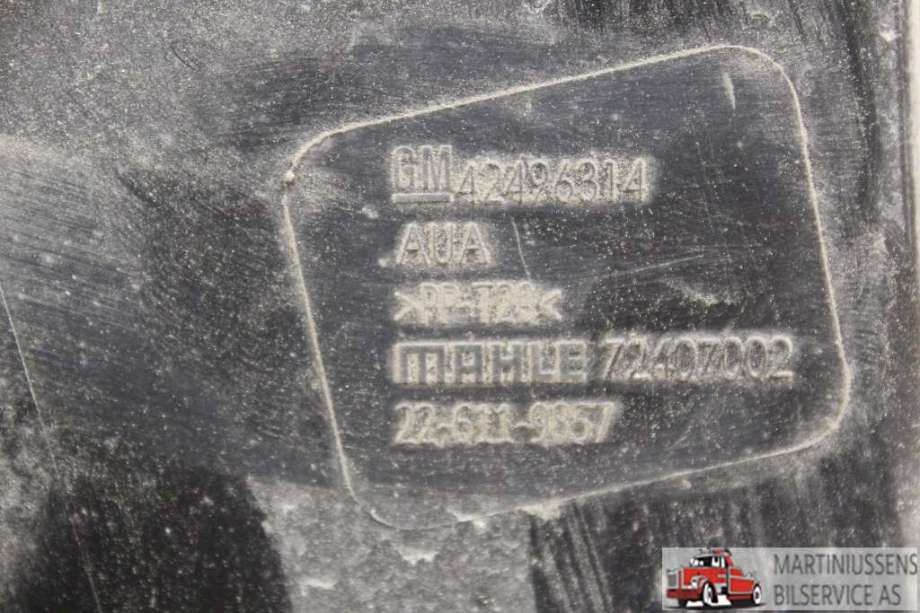 Luftfilterboks til Opel Astra K 2015-->>  (OPEL||42496314)
