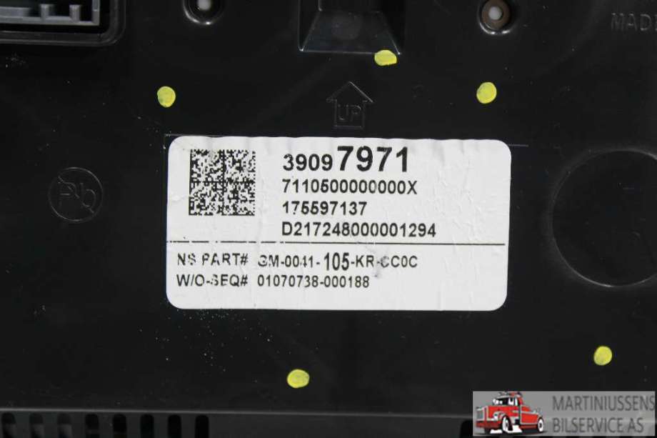 Speedometer til Opel Astra K 2015-->>  (OPEL||39097971)