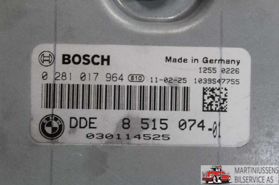 Styreenhet motor til BMW 7-Serie 2009-2015 (F01/F02/F03/F04) (F01/F02/F03/F04) (BMW||0 281 017 964)