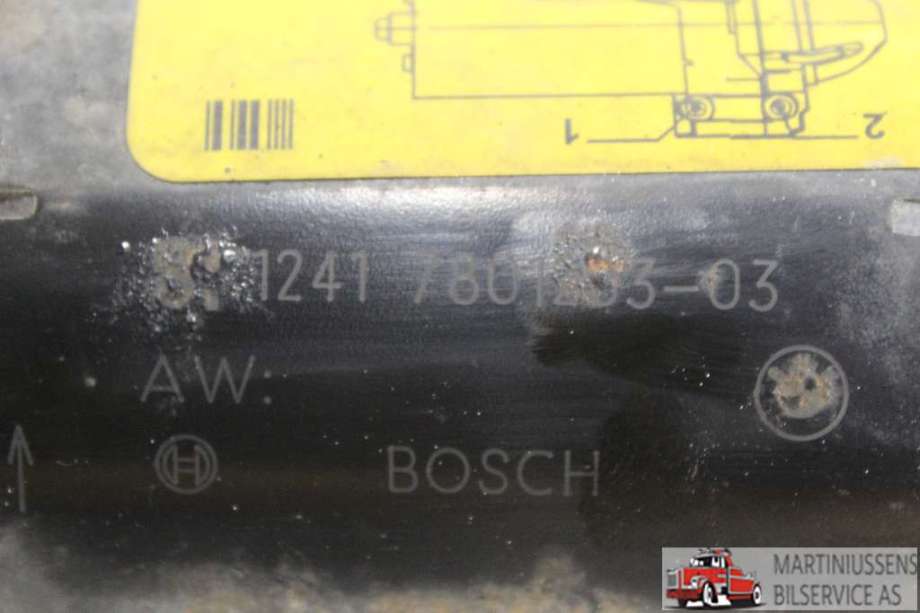 Starter diesel til BMW 7-Serie 2009-2015 (F01/F02/F03/F04) (F01/F02/F03/F04) (BMW||1241 7801203-03)