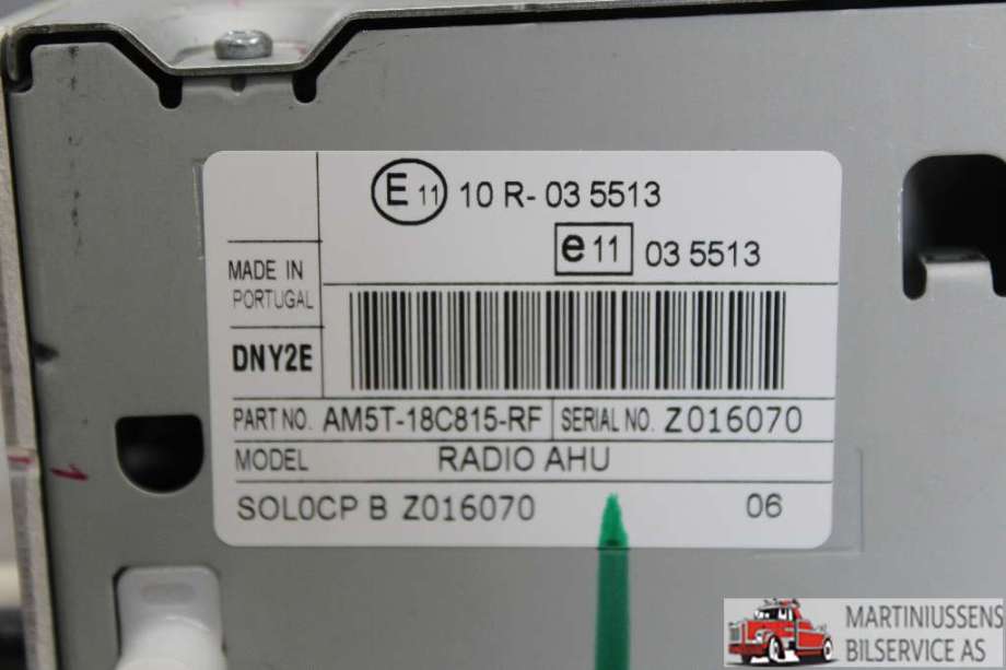 Bilstereo til Ford C-Max 2010-2015 (Type II, Fase 1)  (FORD||AM5T-18C815-RF)