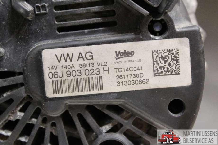 Dynamo til Audi A3 2012-2016 (Type III, Fase 1)  (AUDI||06J 903 023 H)